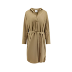 NUDE robe en coton avec ceinture femme beige