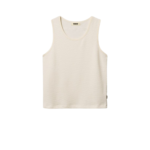 WOODBIRD débardeur en viscose homme beige