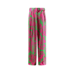 DRIES VAN NOTEN pantalon en viscose femme rose