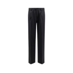 WOODBIRD pantalon en viscose homme noir