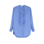 NUDE chemise oversize en coton femme bleue