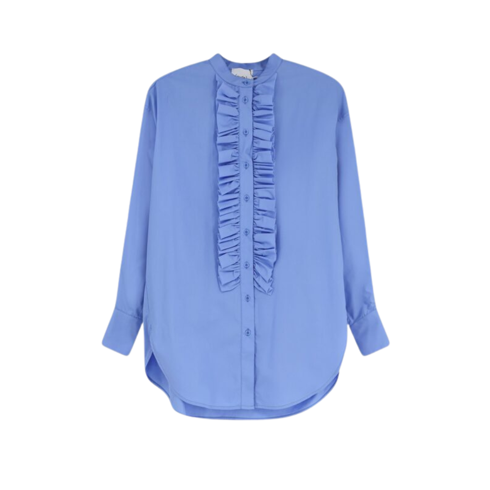 Sans titre (1000 x 1000 px) - 2026-07-25T193048.024 NUDE chemise oversize en coton femme bleue – Image 1