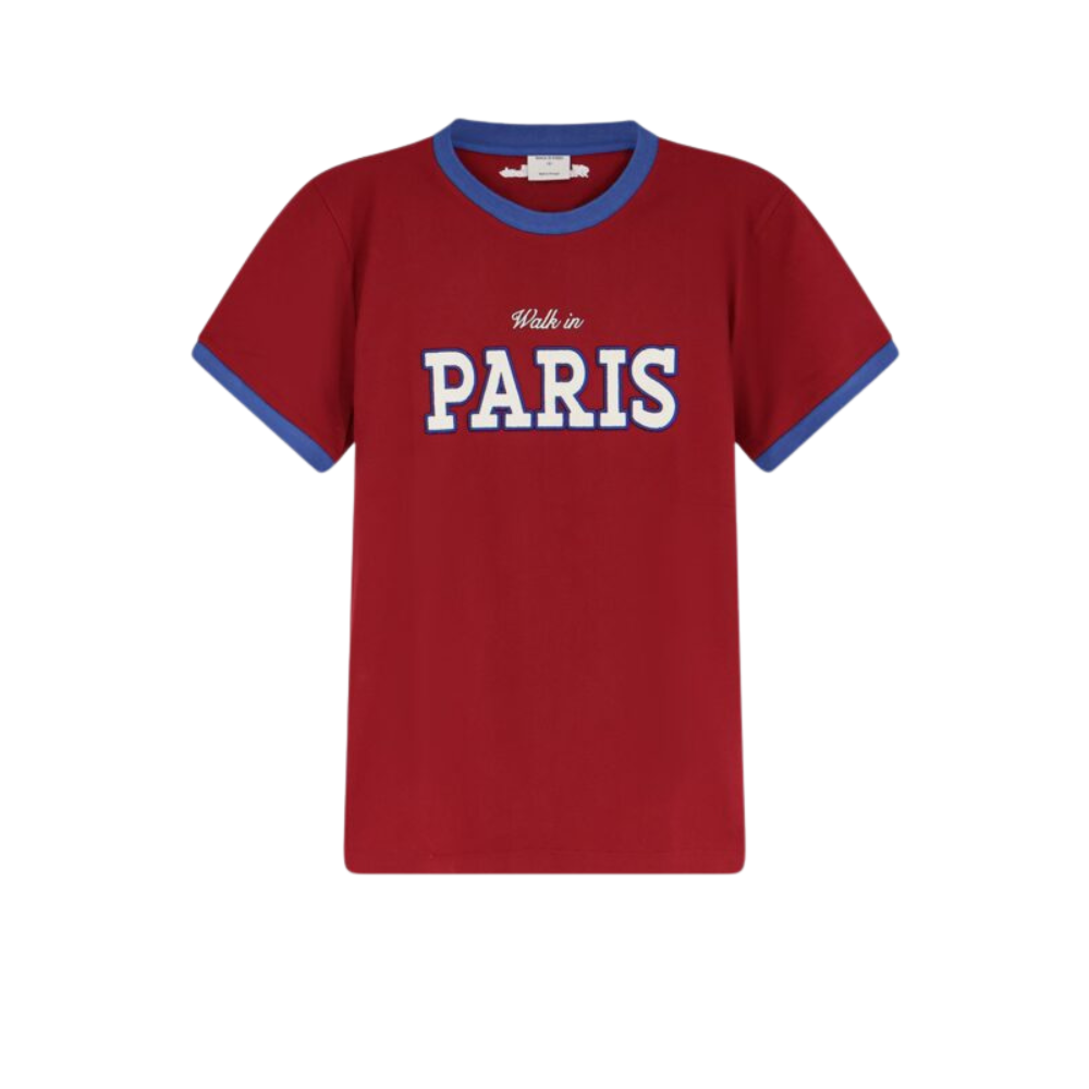 Sans titre (1000 x 1000 px) - 2026-07-26T194414.846 WALK IN PARIS t-shirt en polyester homme rouge – Image 1