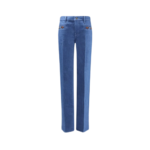 GUCCI jean en coton femme bleu