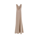 ACTUALEE robe longue femme beige