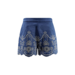 MC2 SAINT BARTH short en coton femme bleu