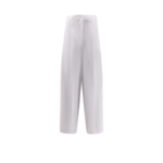 ALYSI pantalon en coton femme blanc