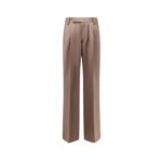 TONYWACK pantalon large en laine homme marron