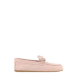 MIU MIU mocassins en suède femme rose