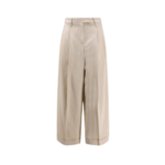 ALYSI pantalon en viscose femme beige