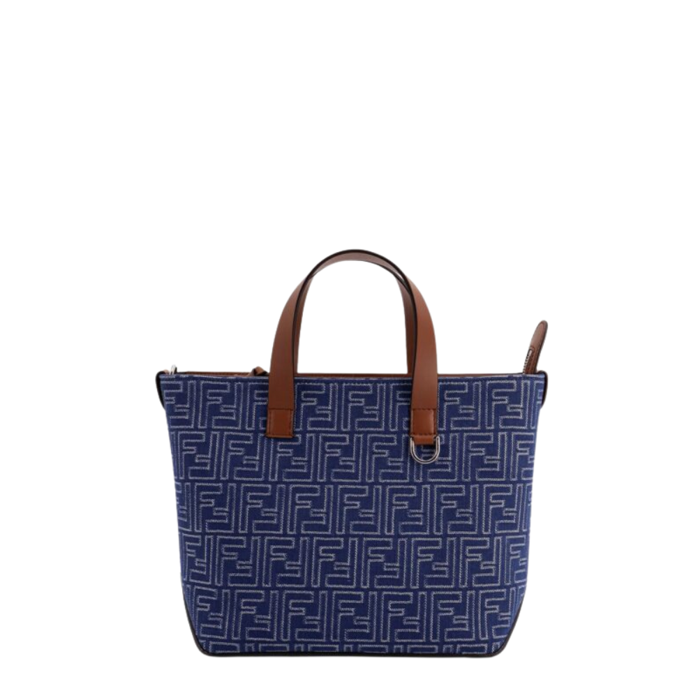 Sans titre (1000 x 1000 px) - 2026-08-15T164646.410 FENDI cabas en tissu jacquard FF homme bleu – Image 1