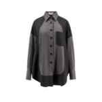 STELLA MCCARTNEY chemise oversize en laine femme gris