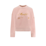 MONCLER sweat-shirt en coton femme rose