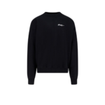 OFF WHITE sweat-shirt en coton homme noir