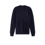 STONE ISLAND pull en laine homme bleu