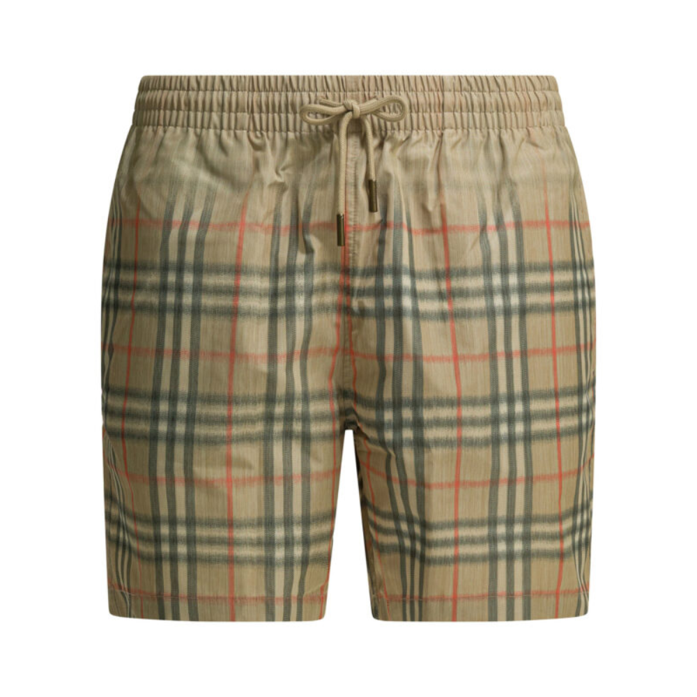 Sans titre (1000 x 1000 px) (66) Burberry maillot de bain homme beige check en tissu technique – Image 1