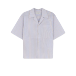 DUNST chemise à rayures en coton homme beige