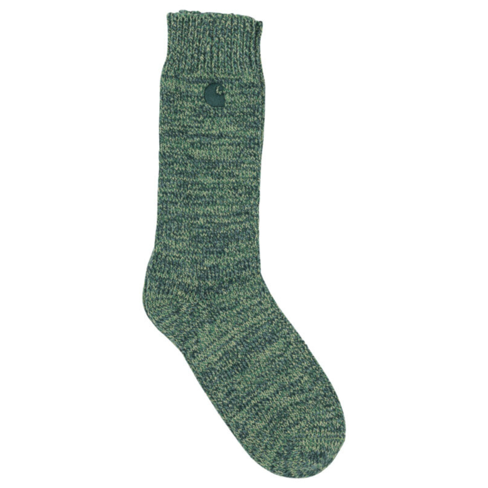 Sans titre (1000 x 1000 px) (72) Carhartt wip chaussettes homme vert en coton – Image 1