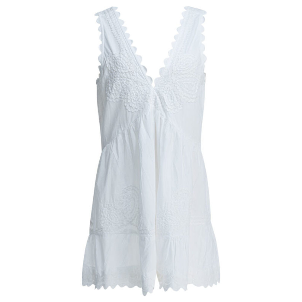 Sans titre (1000 x 1000 px) (77) Juliet dunn robe femme blanc en popeline de coton – Image 1