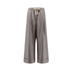 TONYWACK pantalon en soie femme gris