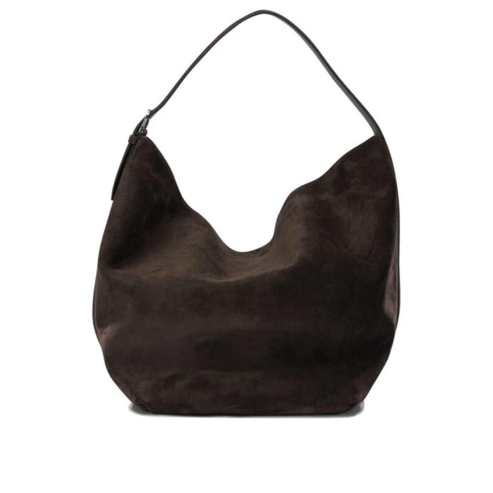 Sans titre (1000 x 1000 px) (79) Toteme sac porté épaule femme marron en cuir suédé – Image 1
