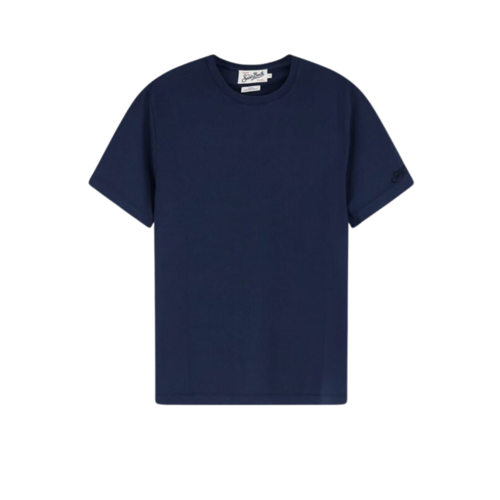 Sans titre (1000 x 1000 px) (81) MC2 SAINT BARTH t-shirt en coton homme bleu – Image 1