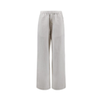 ROHÉ pantalon en soie femme blanc