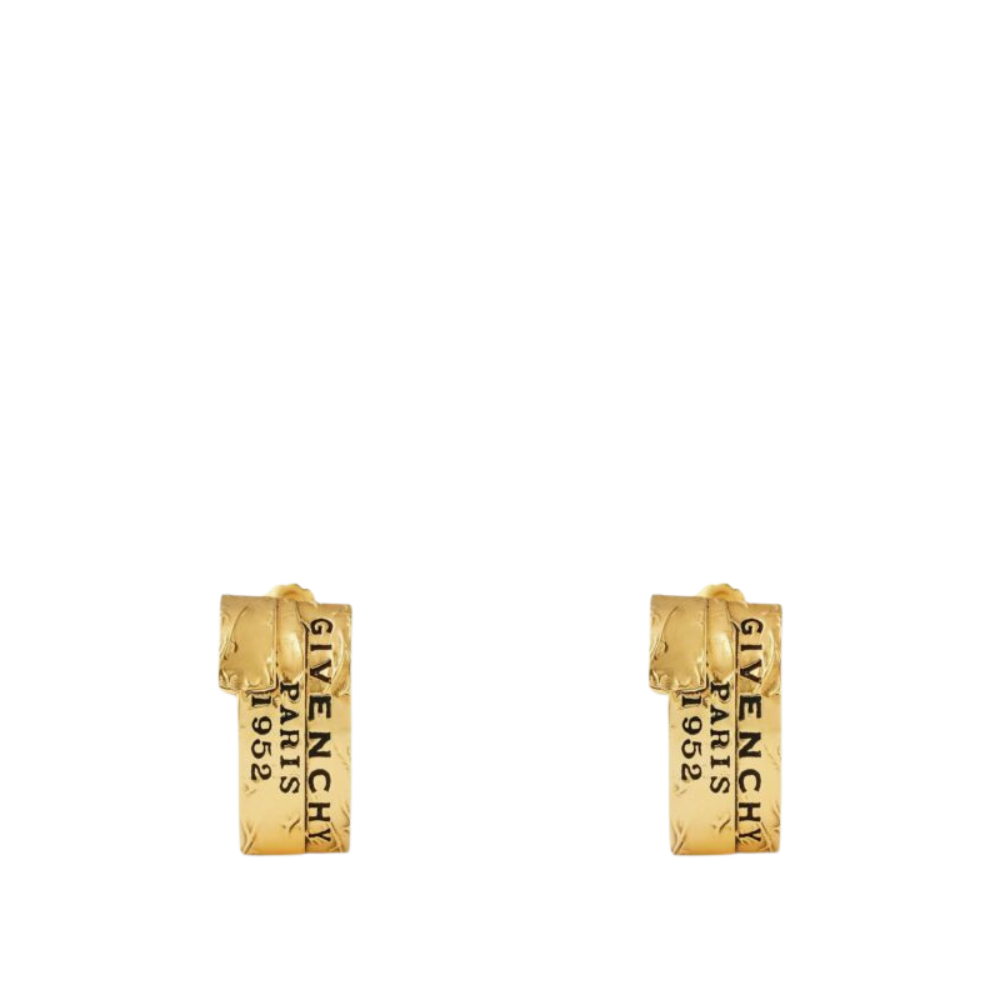 Sans titre (1000 x 1000 px) (82) GIVENCHY boucles d'oreilles en métal doré femme – Image 1