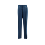 DRIES VAN NOTEN pantalon satiné femme bleu