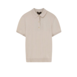 LORO PIANA polo en coton femme beige