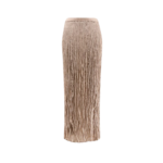 ALYSI jupe en viscose femme beige