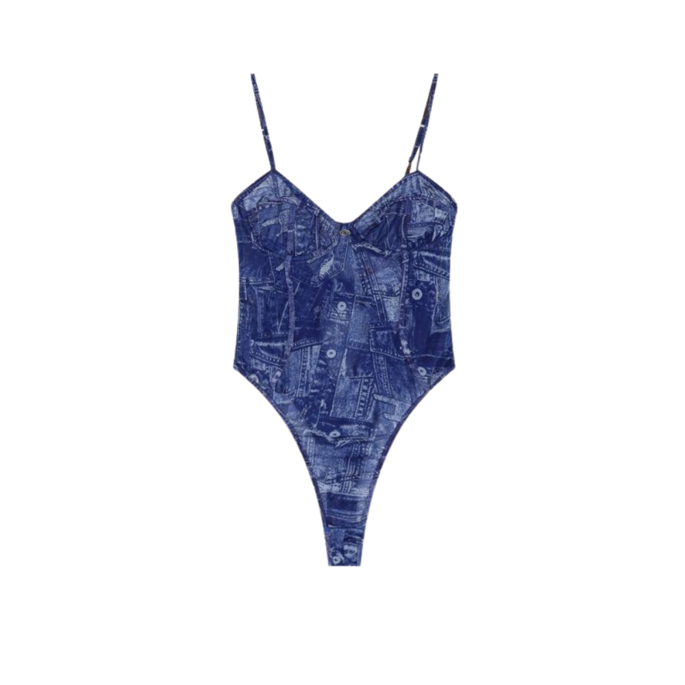 Sans titre (1000 x 1000 px) (84) DIESEL body en nylon femme bleu – Image 1