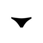 ERES bas de bikini en lycra femme noir
