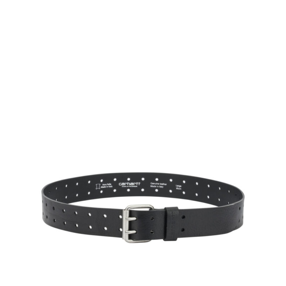 Sans titre (1000 x 1000 px) (84) Carhartt wip ceinture homme noir en cuir – Image 1