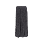 ALYSI jupe en viscose femme gris
