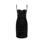 DOLCE & GABBANA robe en viscose femme noire