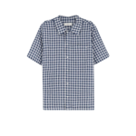 DUNST chemise en coton homme bleue