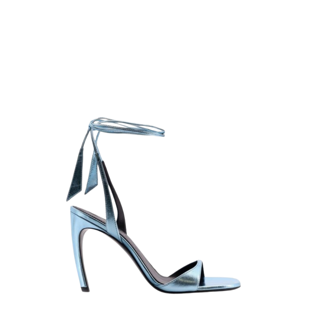Sans titre (1000 x 1000 px) (88) THE ATTICO sandales en satin femme bleues – Image 1