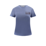 GOLDEN GOOSE t-shirt en coton femme bleu