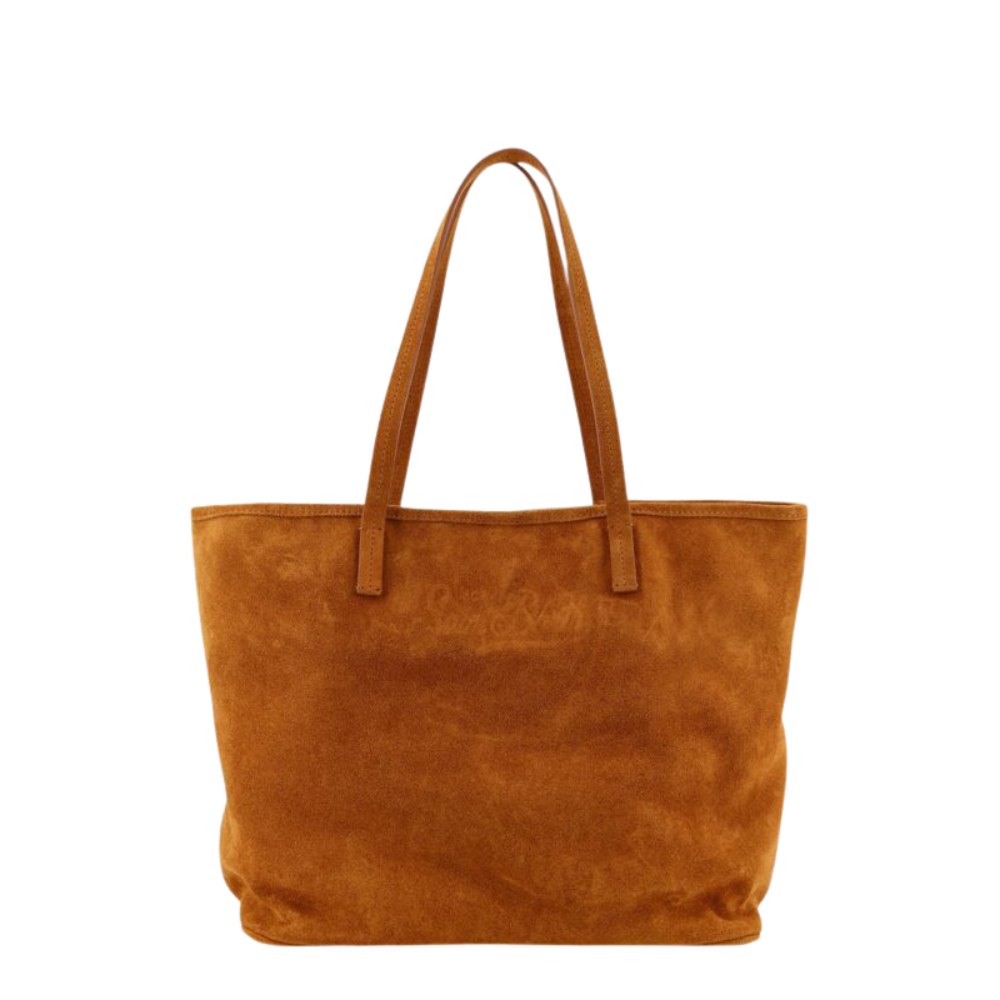 Sans titre (1000 x 1000 px) (89) MC2 SAINT BARTH sac porté épaule en daim femme marron – Image 1