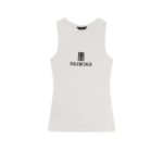 BALENCIAGA débardeur en viscose femme blanc