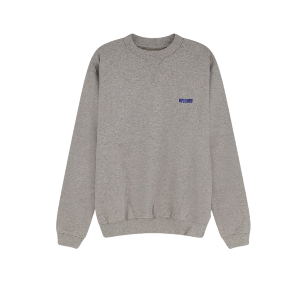Sans titre (1000 x 1000 px) (90) WOODBIRD t-shirt en coton homme gris – Image 1