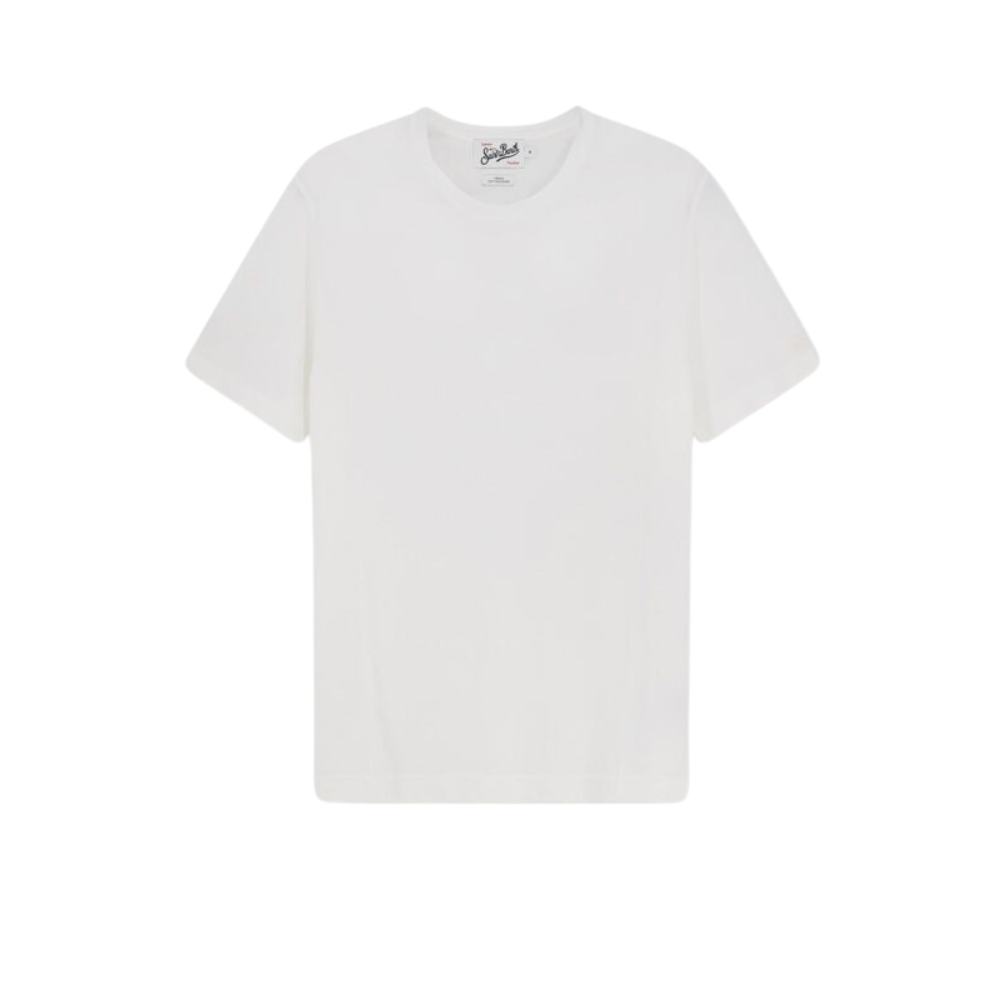 Sans titre (1000 x 1000 px) (93) MC2 SAINT BARTH t-shirt en coton homme blanc – Image 1