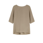 MAX MARA top en soie femme beige