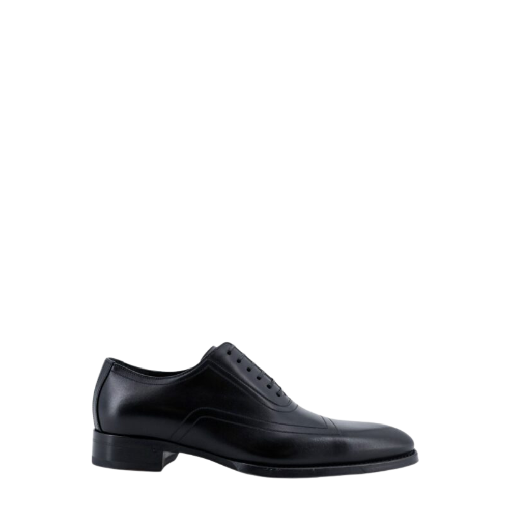 Sans titre (1000 x 1000 px) (96) GUCCI chaussures à lacets en cuir homme noires – Image 1