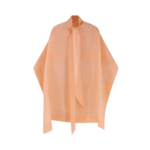 ALBERTA FERRETTI cape en soie femme rose