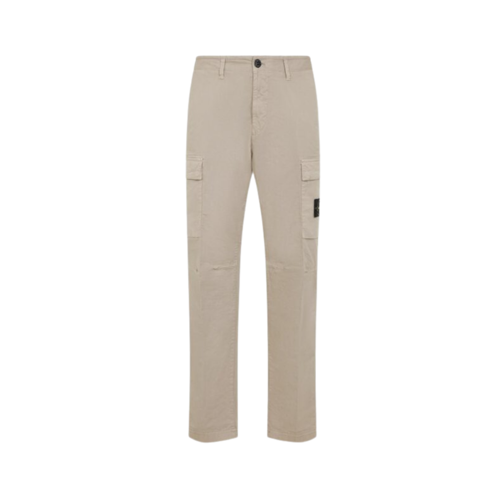 Sans titre (1000 x 1000 px) (99) STONE ISLAND pantalon cargo homme beige – Image 1