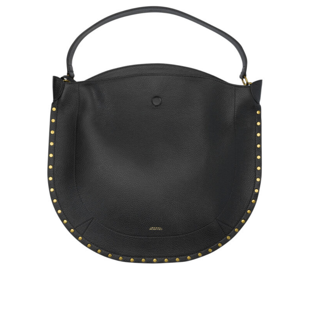 Design sans titre (1) ISABEL MARANT sac porté épaule noir en cuir – Image 1