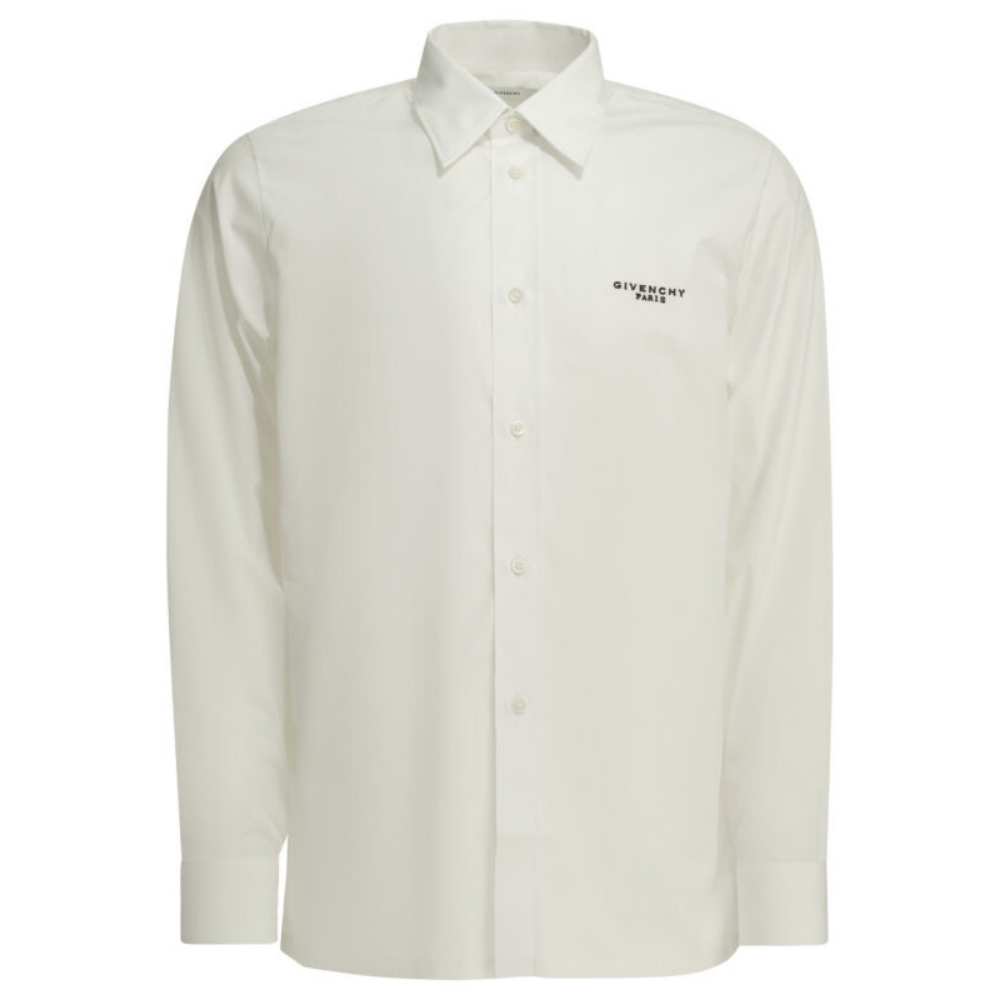 Design sans titre (12) Givenchy chemise homme blanche en coton – Image 1