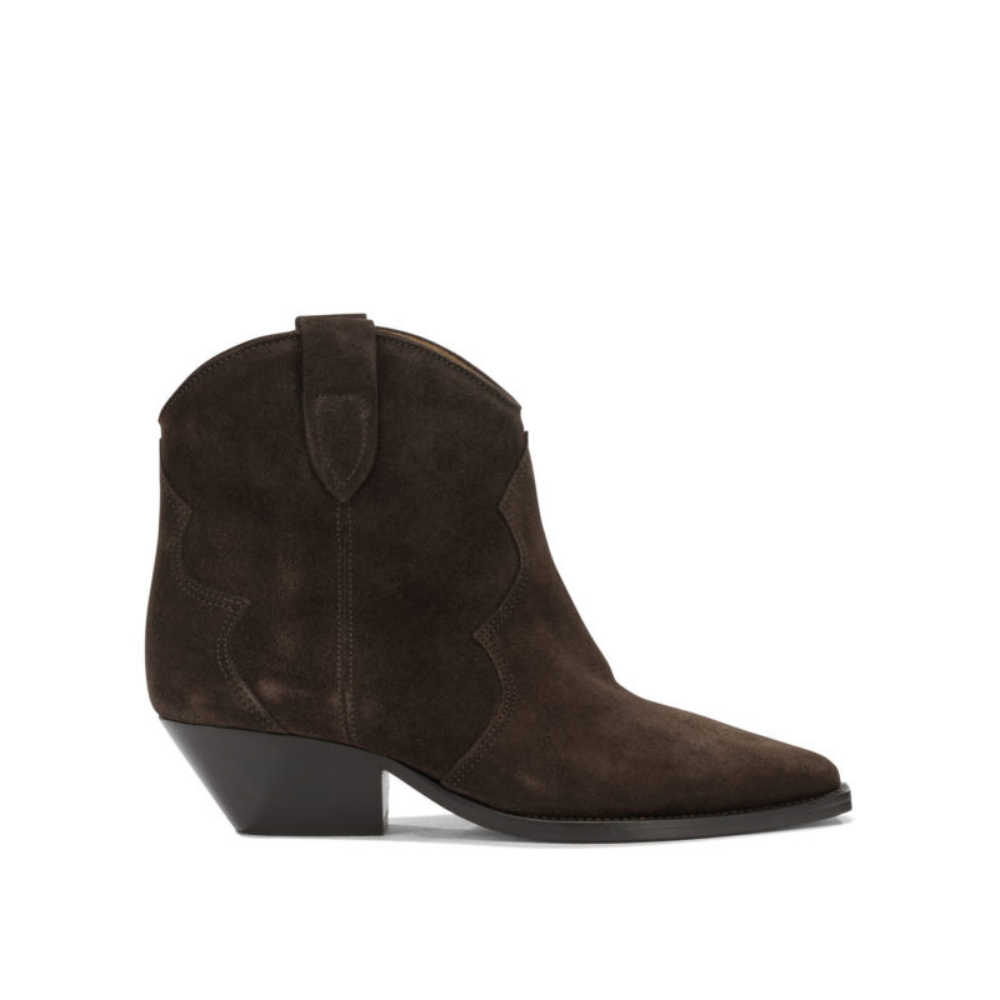 Design sans titre (2) Isabel Marant bottines femme marron Dewina en daim – Image 1